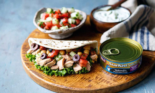 Mediterranean Vegetarian Mediterranean Pita Wrap